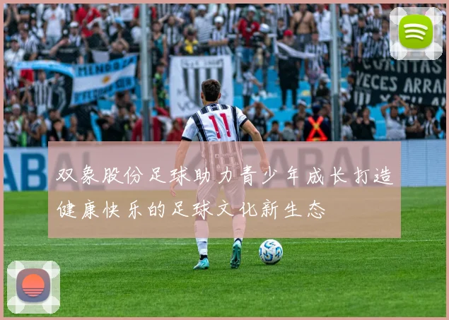 双象股份足球助力青少年成长打造健康快乐的足球文化新生态